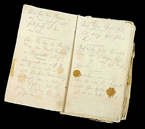 Cuaderno de conversacin usado por Beethoven