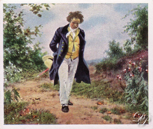 Cartes Eckstein nr 5 - Beethoven - Série n°5, carte n°115...
