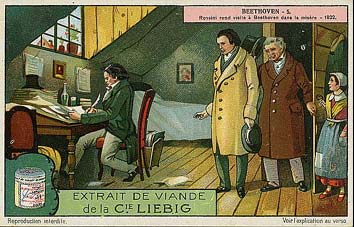 Beethoven - Carte Liebig en Français - N°5