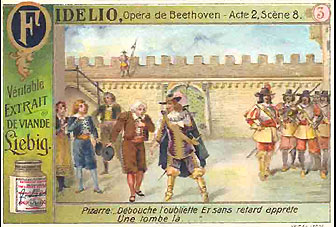 Cartes Liebig - Fidelio, l'opéra de Beethoven...