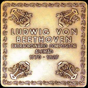 Plaque - Beethoven