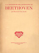 Livre : Les ancêtres flamands de Beethoven, par Raymond van Aerde...