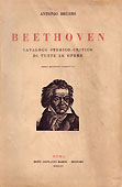 Beethoven - Catalogo Storico-Critico di Tutte le Opere