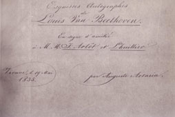 Ludwig van Beethoven Skizzenbuch