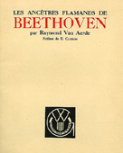 Livre : Les ancêtres flamands de Beethoven, par Raymond van Aerde...