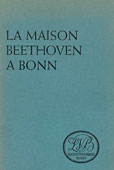 Livre : la maison de Beethoven à Bonn...