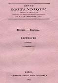 Revue Britannique datée de 1841