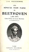 Livre : Sonates de Beethoven - Prod'homme