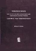 Livre : Beethoven - Catalogue des oeuvres Hess