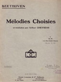 Mélodies choisies