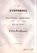Symphonie n°5 pour le piano (à 4 mains) par Carl Czerny