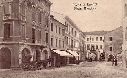 Motta di Livenza : une carte postale ancienne