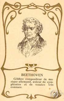 Beethoven - Carte à collectionner