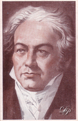 Card with Beethoven