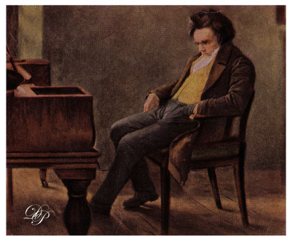 Card with Beethoven