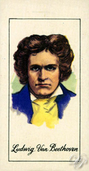 Beethoven - Carte à collectionner Domino n°11...