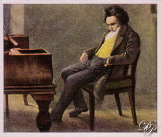 Cartes Eckstein nr 5 - Beethoven - Série n°7, carte n°125...