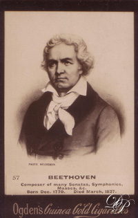 Beethoven - Carte à collectionner Ogden n°57...