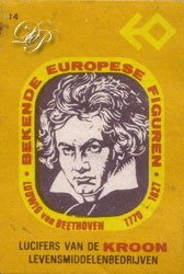 Card with Beethoven