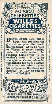 Card: Beethoven