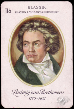 Card with Beethoven