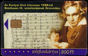 Beethoven, carte téléphonique...