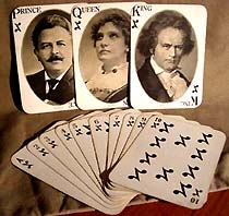 Jeu de cartes avec Beethoven