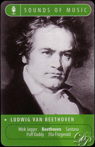 Card with Beethoven