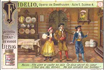 Liebig's card - Fidelio...