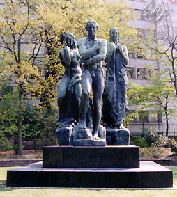 Le monument Beethoven de Kolbe à Frankfurt