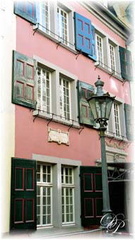 Bonn - Beethovenhaus,  la façade...