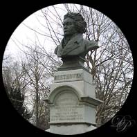 Statue Beethoven à Prospect Park...