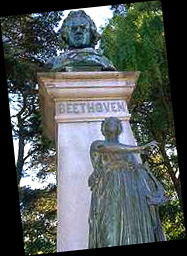 Statue Beethoven by Arnold Foerster, Los Angeles, USA...