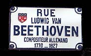 Beethoven's street at  Toulouse