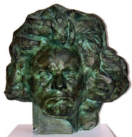 Beethoven aux longs cheveux, par Antoine Bourdelle, 1889-1890...