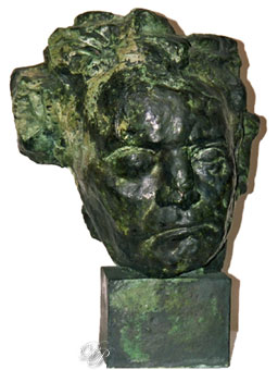 Beethoven pensif, par Antoine Bourdelle - Vers 1888