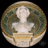Schubert's bust...