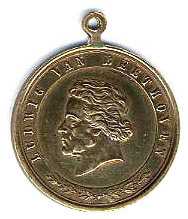 Medal with Ludwig van Beethoven...