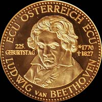 Médaille de Ludwig van Beethoven...