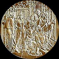 Medal with Ludwig van Beethoven...