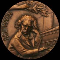 Medal of Ludwig van Beethoven...