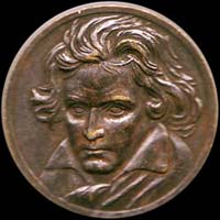 Medal of Ludwig van Beethoven...