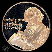 Médaille de Ludwig van Beethoven...