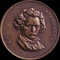 Medal of Ludwig van Beethoven...