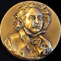 Médaille de Ludwig van Beethoven...