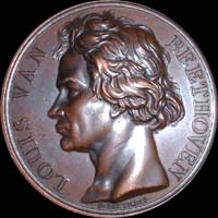 Médaille ou pièce de Ludwig van Beethoven...