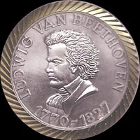 Médaille Beethoven allemande