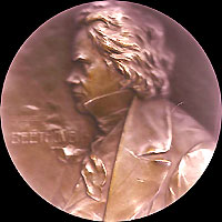 Medaille avec Ludwig van Beethoven...