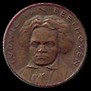 Medal with Ludwig van Beethoven...