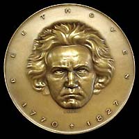 Médaille de Ludwig van Beethoven...